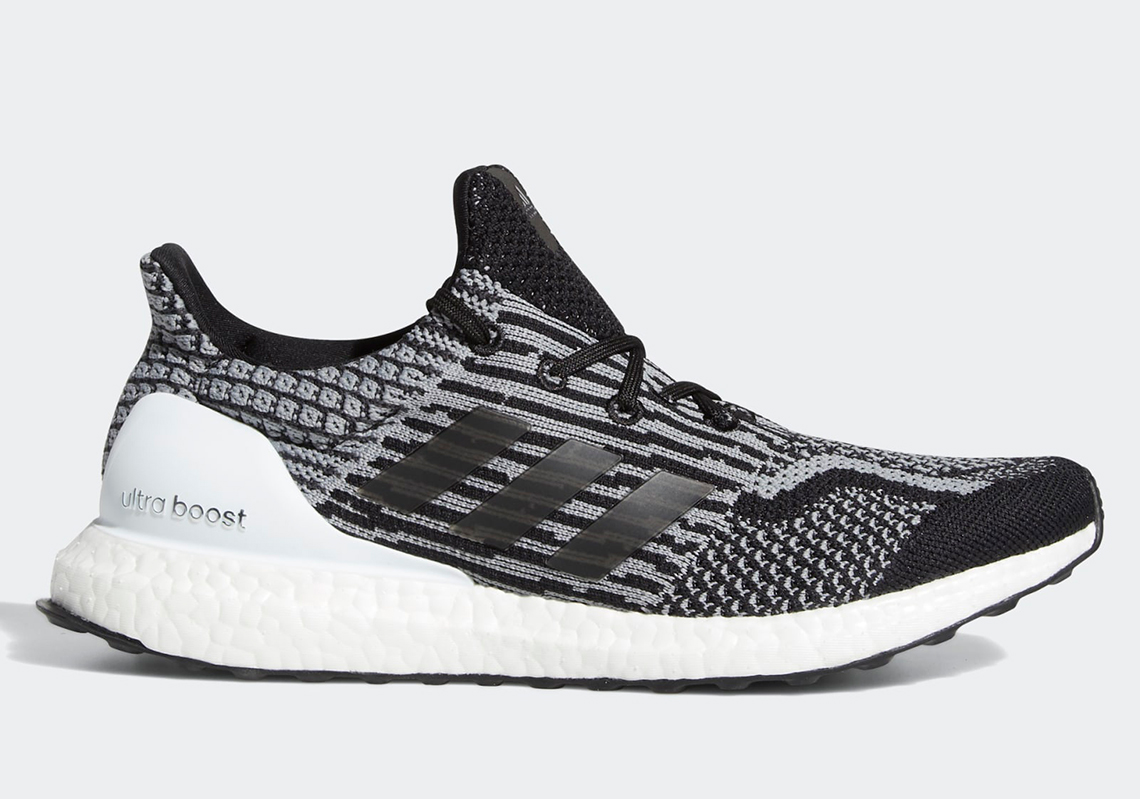 The adidas Ultra Boost 5.0 Uncaged DNA Dresses Up In An "Oreo" Colorway