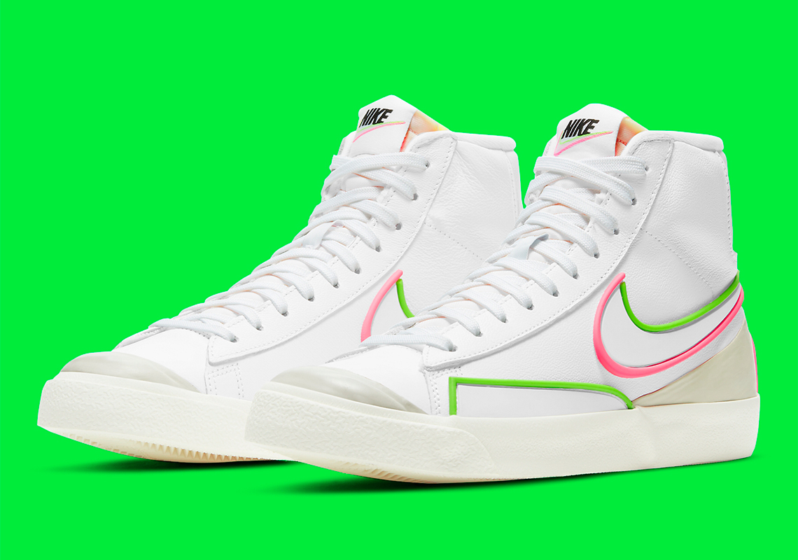 The Women's Nike Blazer Mid Infinite Gets Watermelon Colored Accents