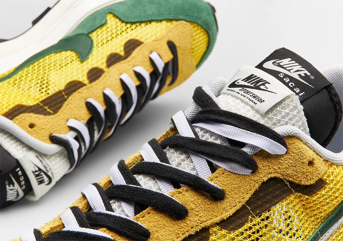 Sacai Nike Vaporwaffle Tour Yellow Gorge Green Store List 4