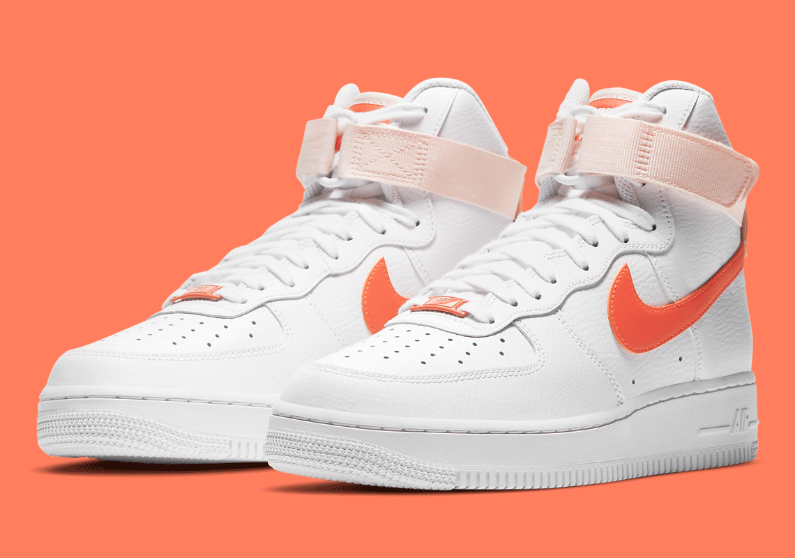 Nike Air Force 1 High “Pearl Orange” Arrives For Women