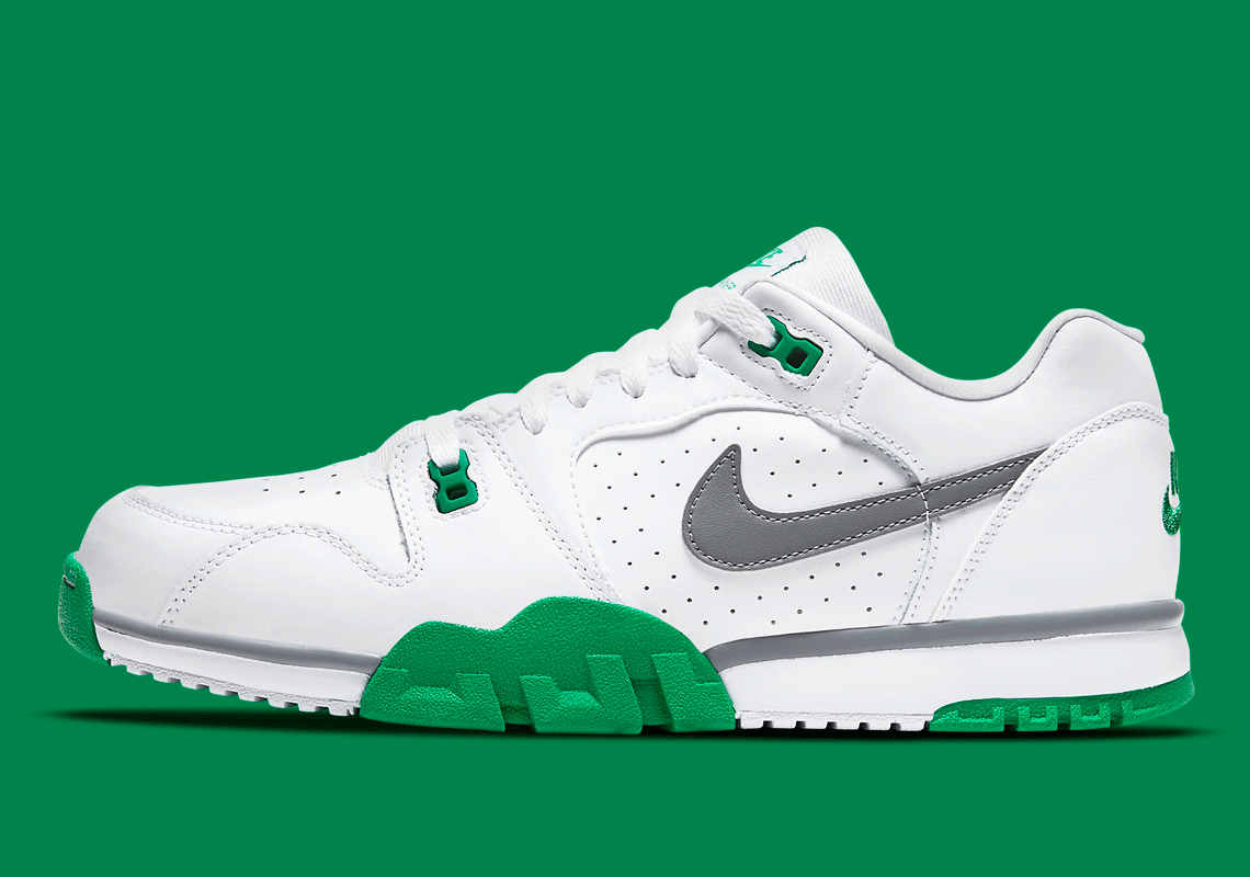 The Nike Air Cross Trainer Low Appears In A Team-Friendly "White" And "Lucky Green"