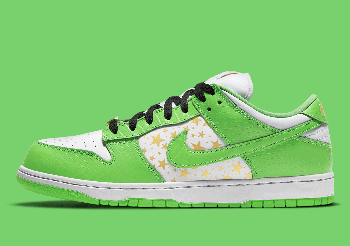 Supreme Nike Sb Dunk Low Green Dh3228 101 03