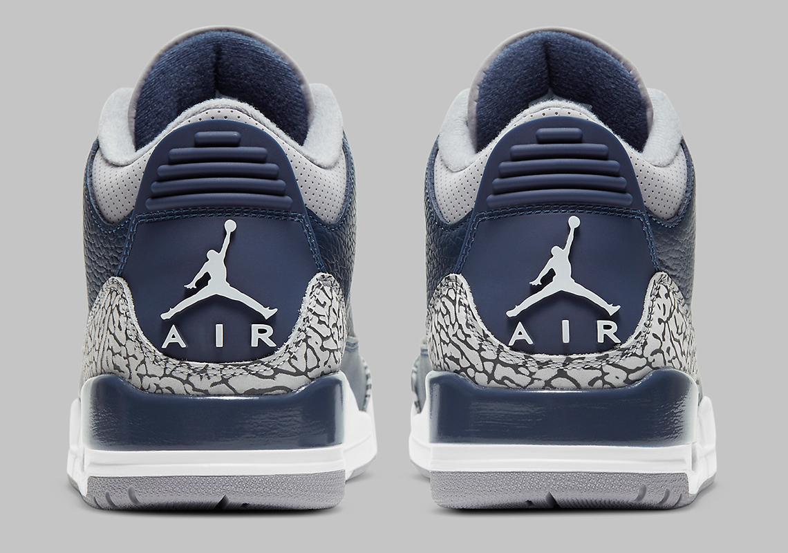 Air Jordan 3 Midnight Navy Cement Grey White Georgetown Ct8532 401 18