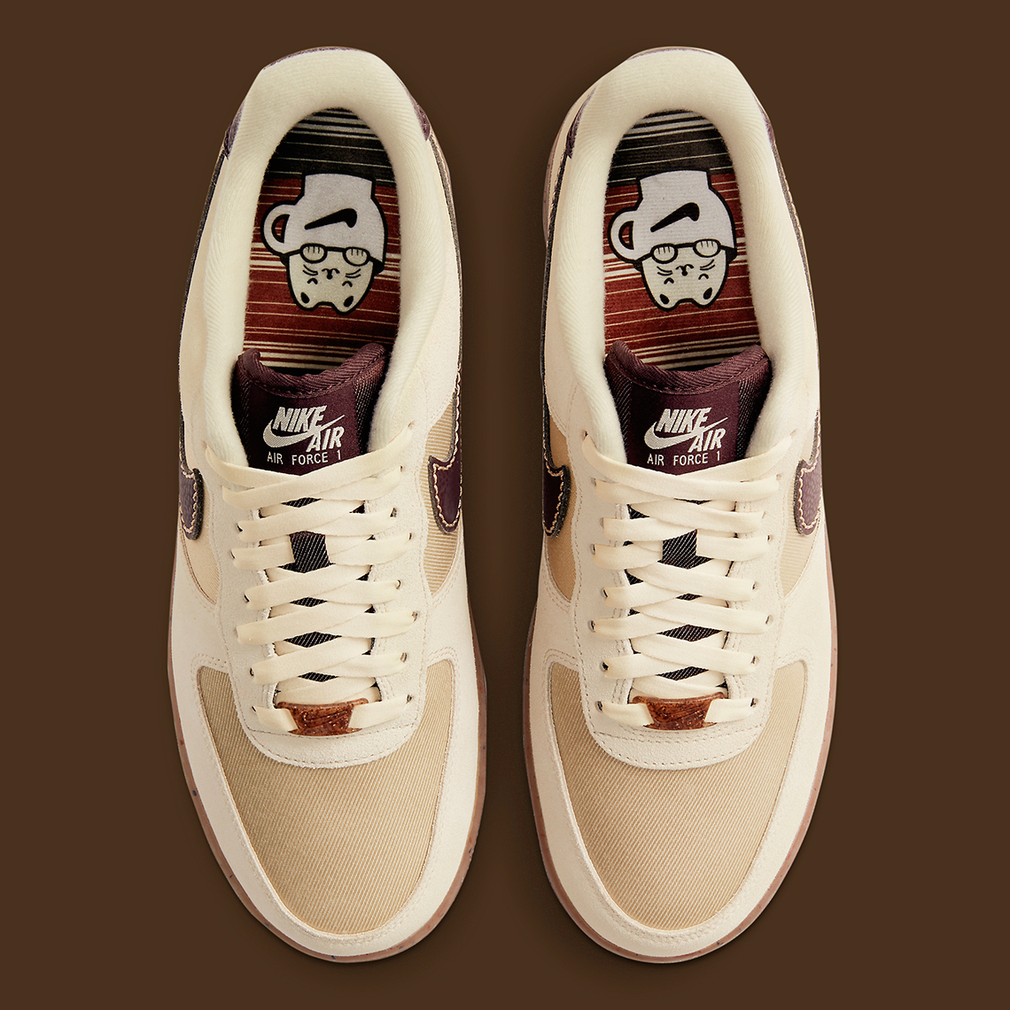 Nike Air Force 1 Low Coffee Dd5227 234 5