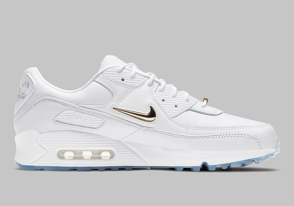 Nike Air Max 90 Pirate Radio White Gold Cw4070 100 3