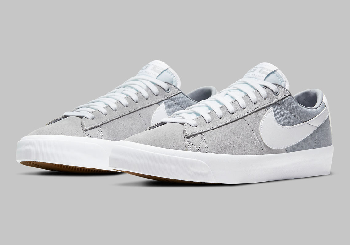 Grant Taylor's Nike SB Blazer Low GT Appears In Wolf Grey