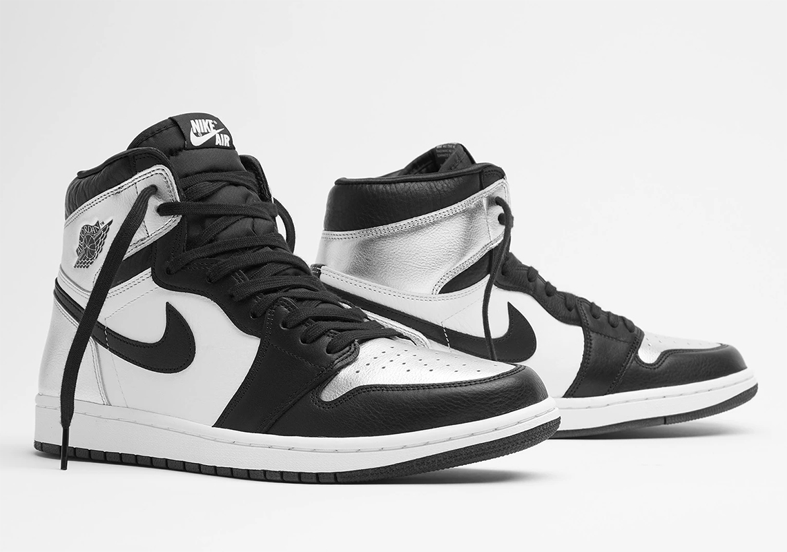 Air Jordan 1 Wmns Silver Toe Cd0461 001 0