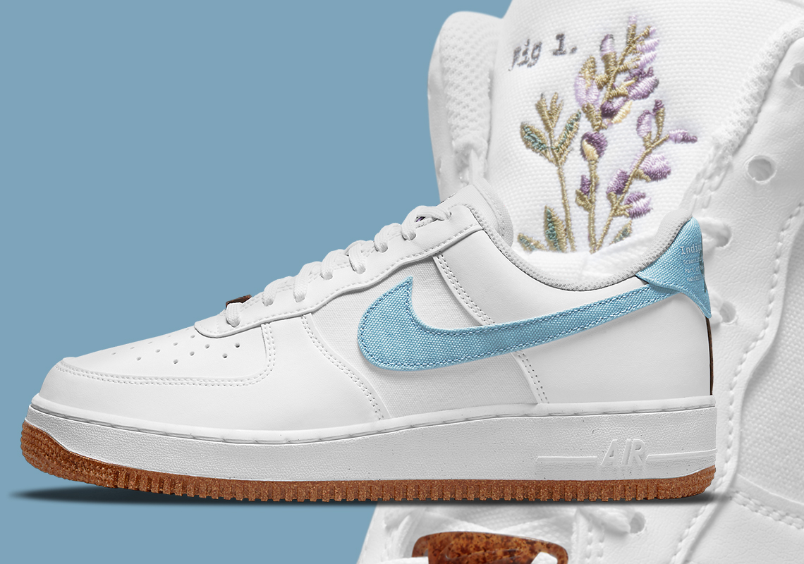 Nike’s Indigo Themes Bleed Into The Air Force 1