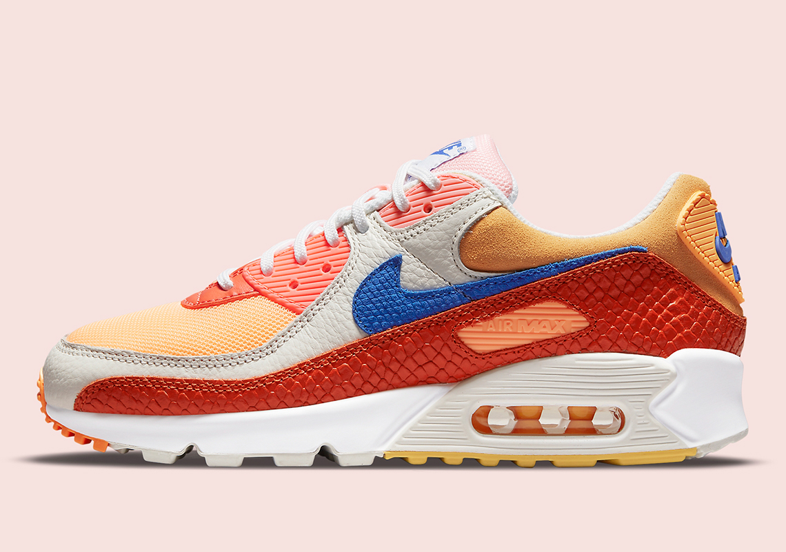 The Nike Air Max 90 Leans Towards Luxury With Vibrant Snakeskin