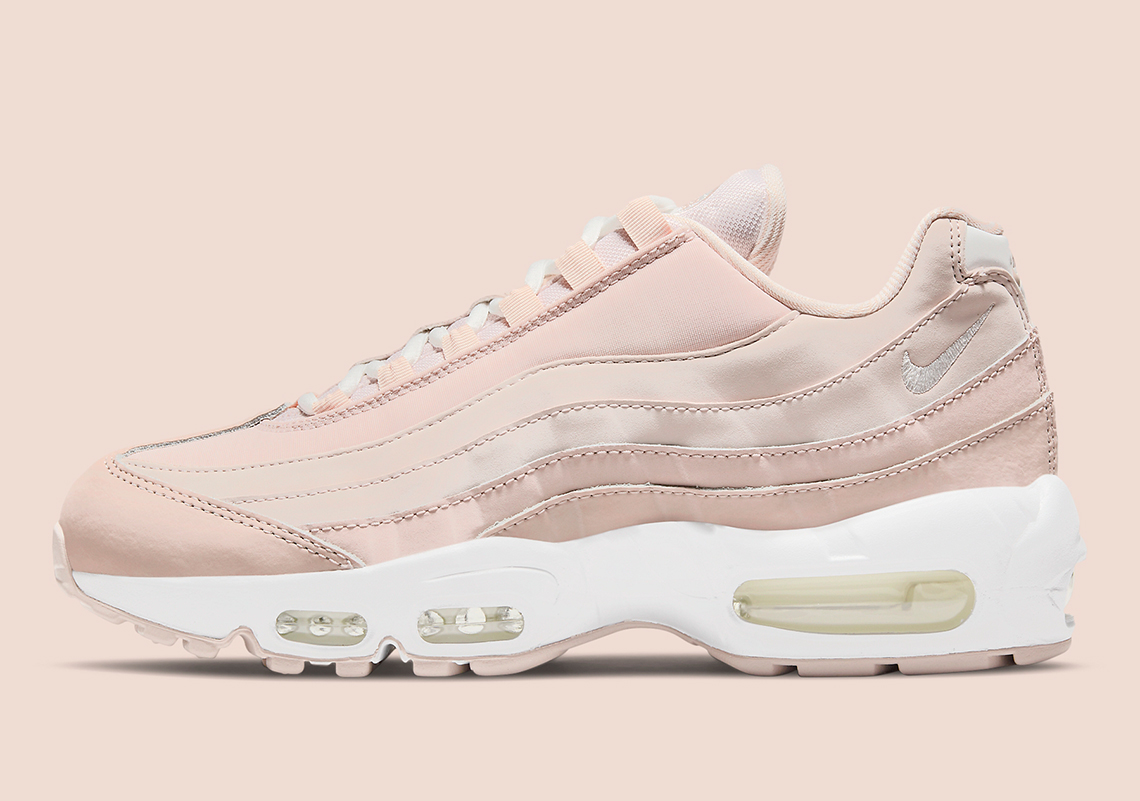 The Nike Air Max 95 "Shimmer" Hides The Eyelets By Replacing The Standard Mesh
