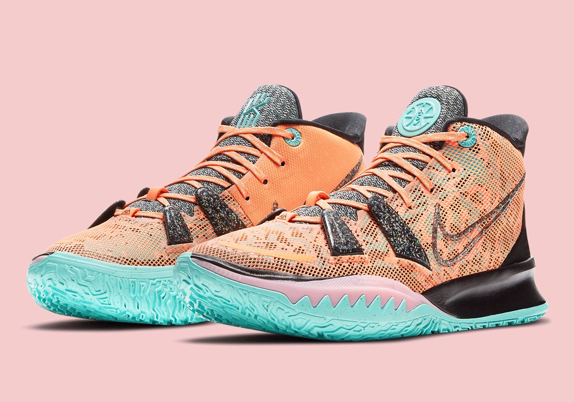 The Nike Kyrie 7 "All-Star" Joins Sustainable Efforts With Regrind Rubber Accents