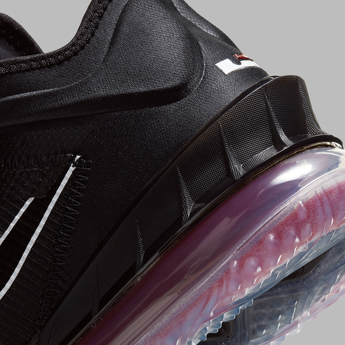 Nike Lebron 18 Low Black Red Cv7562 001 7