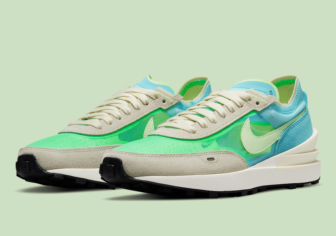 "Scream Green" Lands On The Nike Waffle One