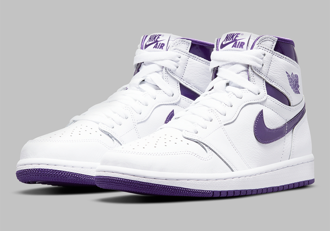 Official Images Of The Air Jordan 1 Retro High OG WMNS “Court Purple”