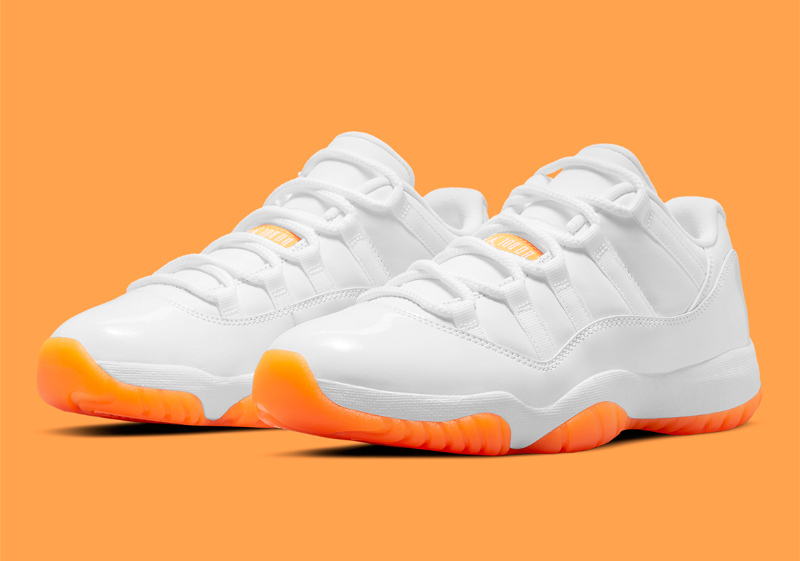 Official Images Of The Air Jordan 11 Low “Citrus”