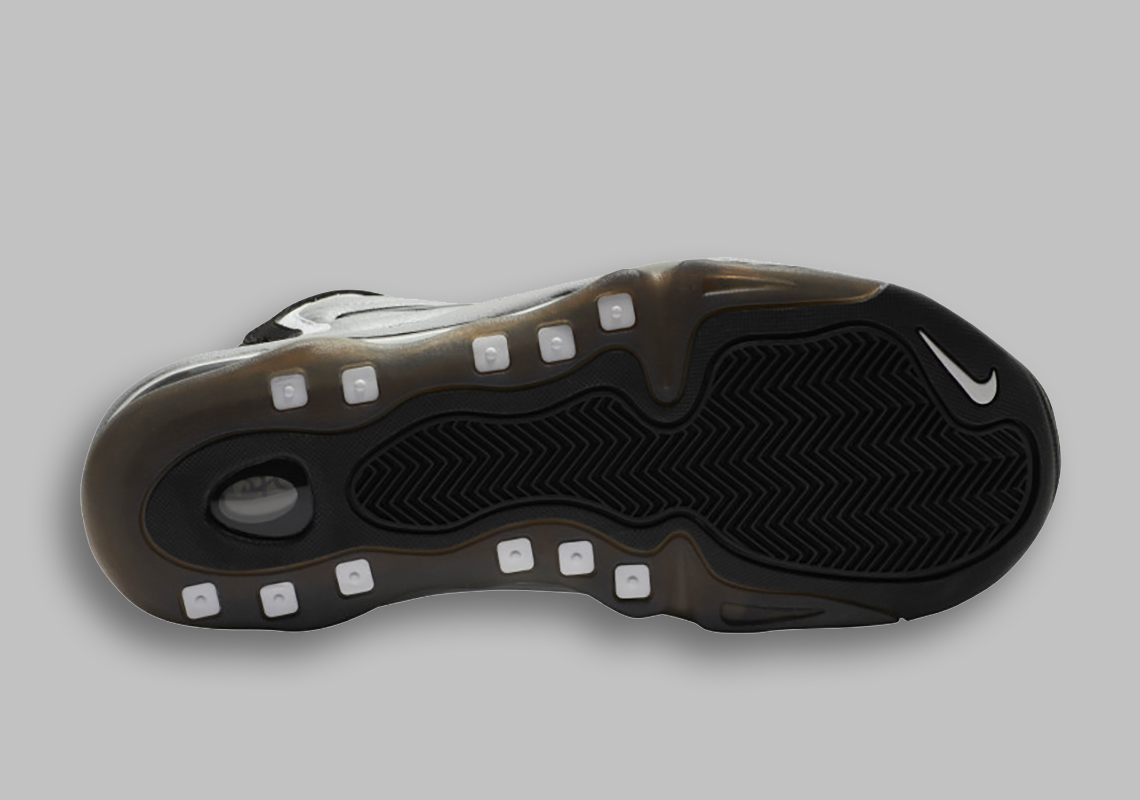 Nike Air Total Max Uptempo Metallic Silver Black White Black Cv0605 001 3