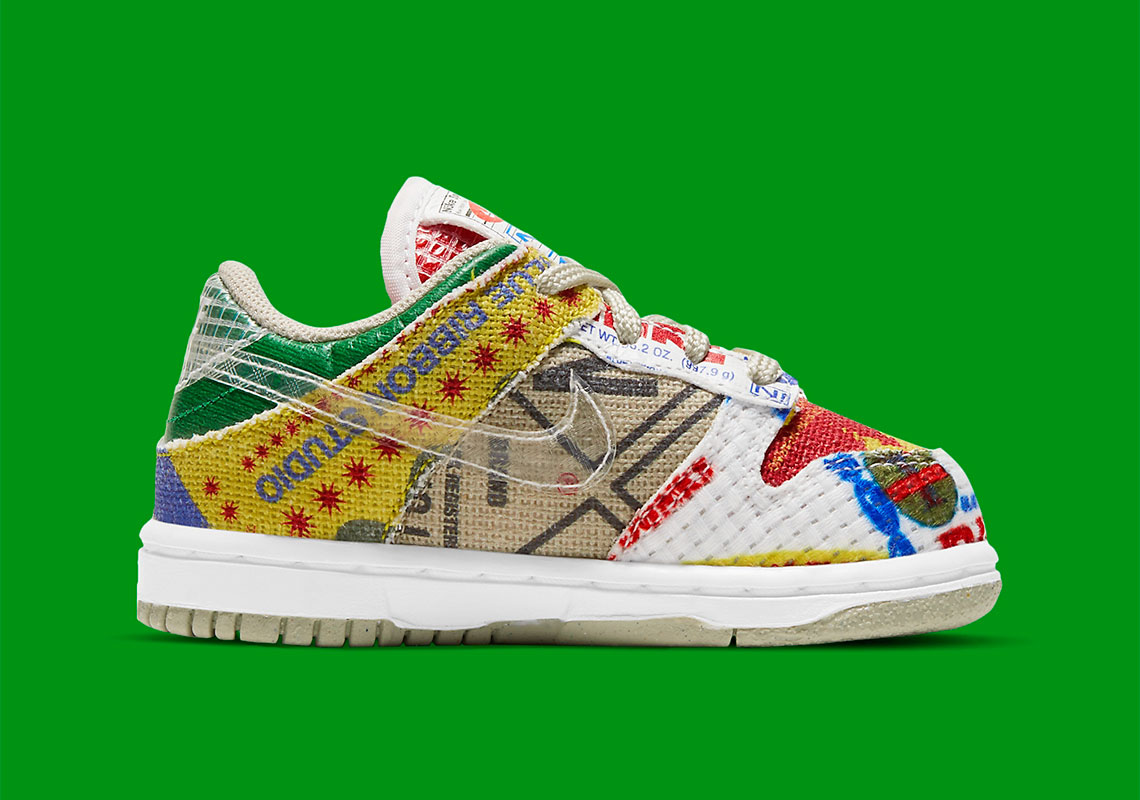 Nike Dunk Low City Market Td Toddler Dd3575 900 3