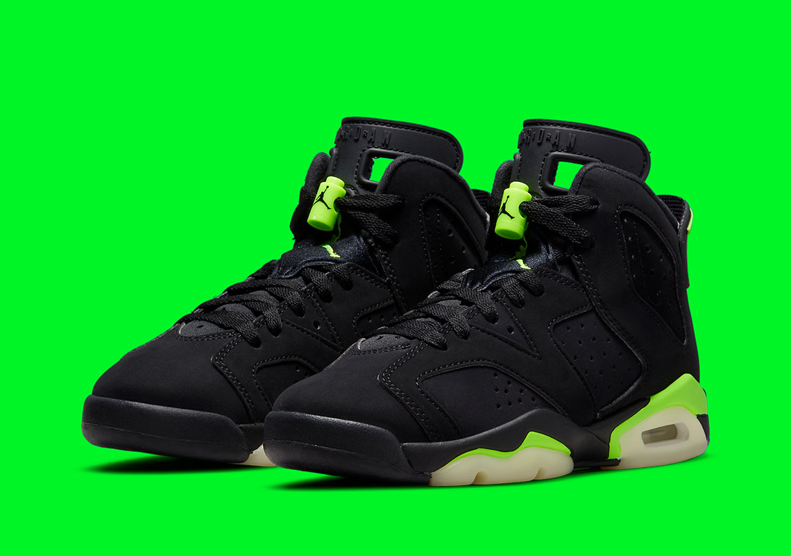 Air Jordan 6 Electric Green Gs 384665 003 3