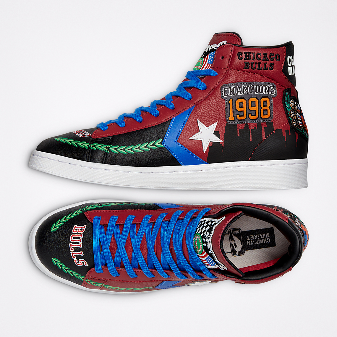 Chinatown Market Converse Pro Leather Bulls 5