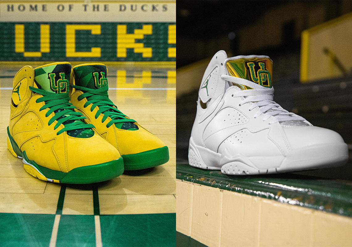 The Oregon Ducks Better Reveal Their Women's And Men's Air Jordan 7 PEs