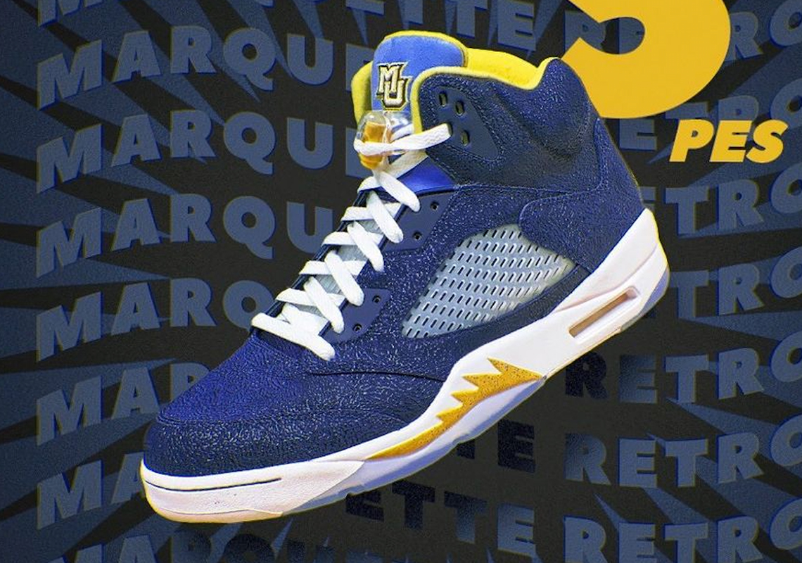 Air Jordan 5 Marquette Pe