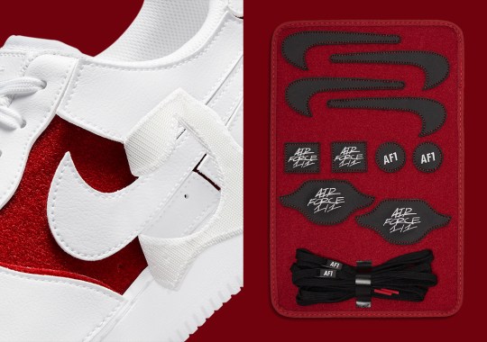 The Nike Air Force 1/1 Hides A Red Layer Underneath