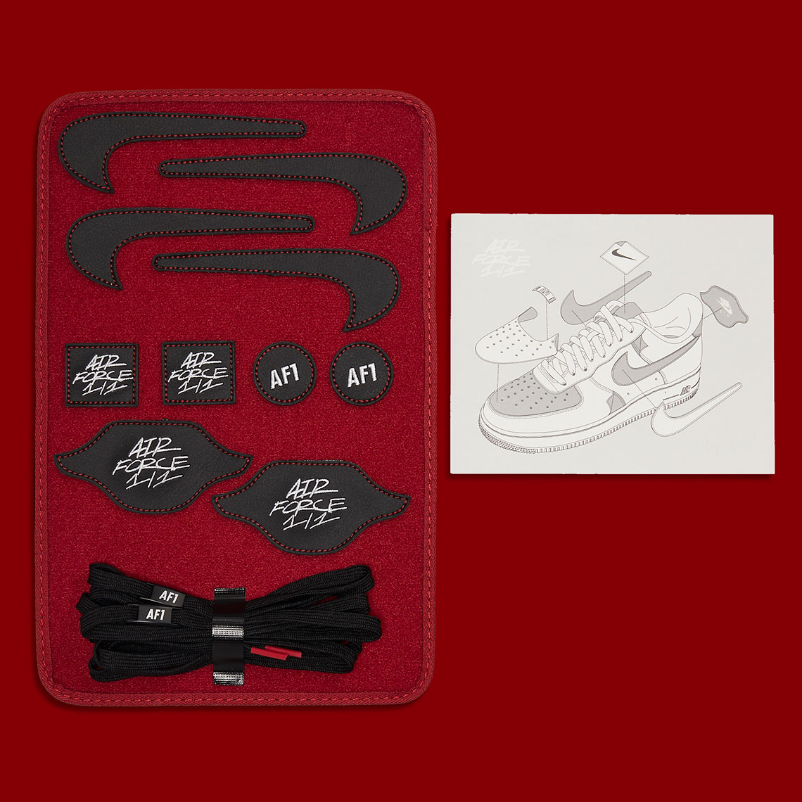 Nike Air Force 1 1 White Red Dc9895 100 5