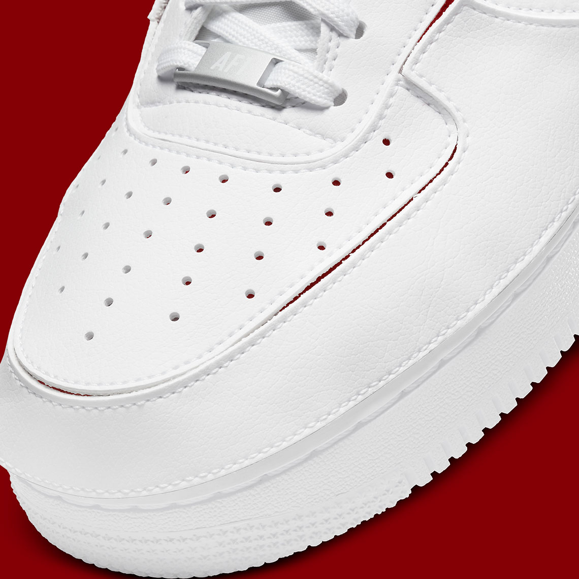 Nike Air Force 1 1 White Red Dc9895 100 9