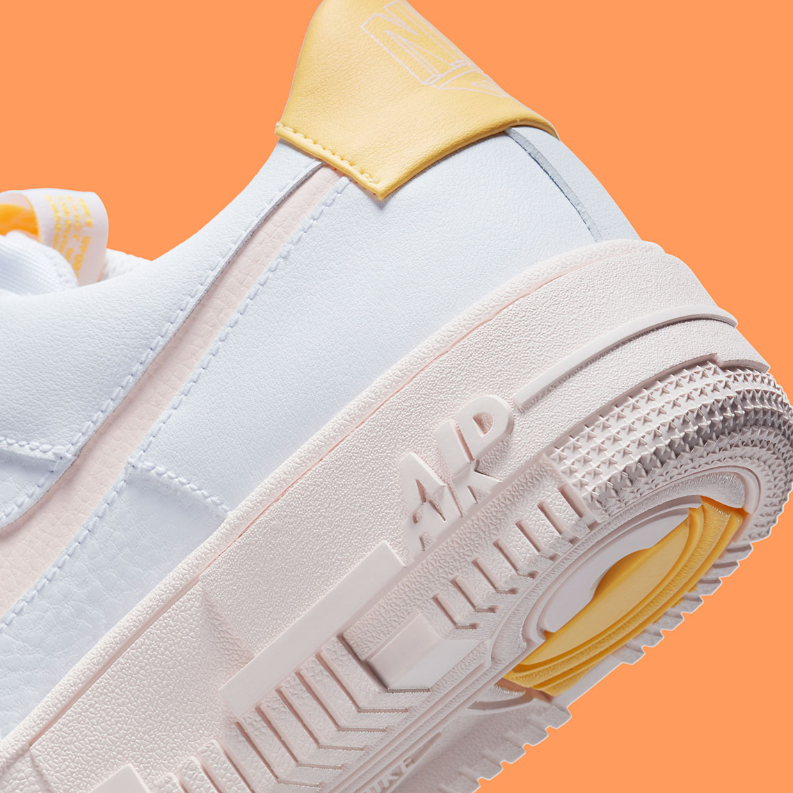 Nike Air Force 1 Pixel Wmns White Arctic Orange Sail Orange Pearl Dm3054 100 2