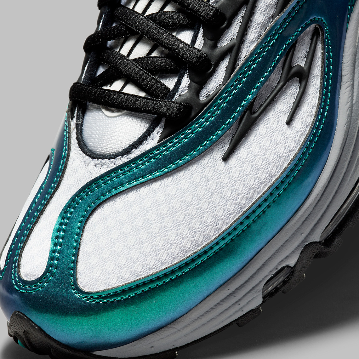 Nike Air Tuned Max White Aquamarine Black Wolf Grey Dh8623 100 5