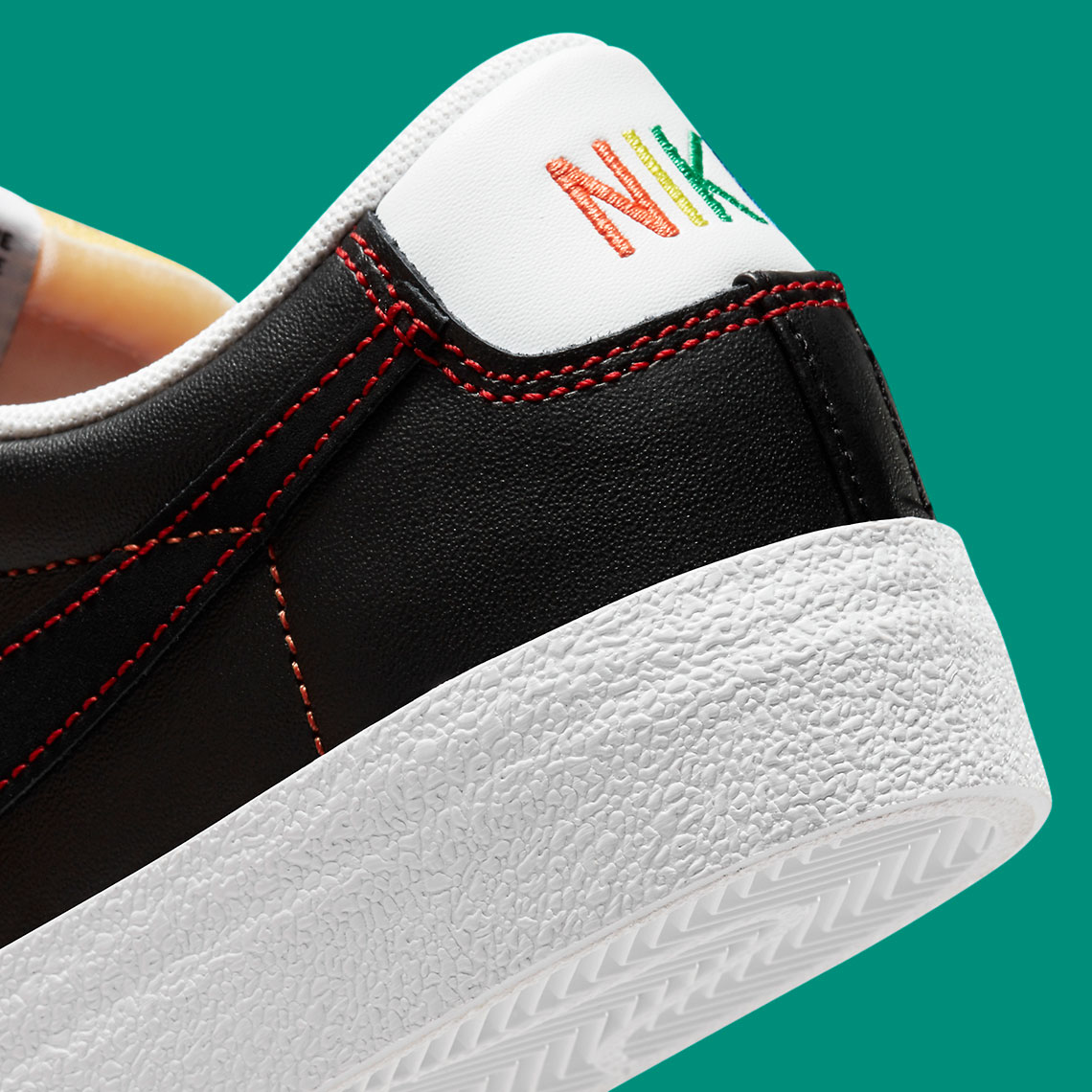 Nike Blazer Low 77 Multi Stitch Black Dj6000 001 7