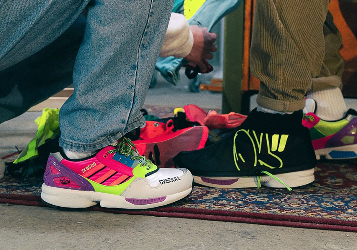 Overkill's Graffiti-Inspired adidas ZX 8500 Hybrid Includes Protective Coverings
