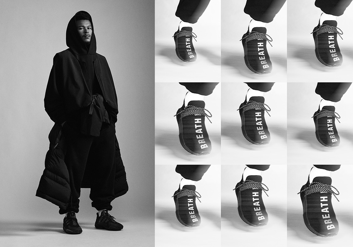 Na-Kel Smith And Jordan Daniels Unveil Pharrell's adidas PW "Triple Black" Collection
