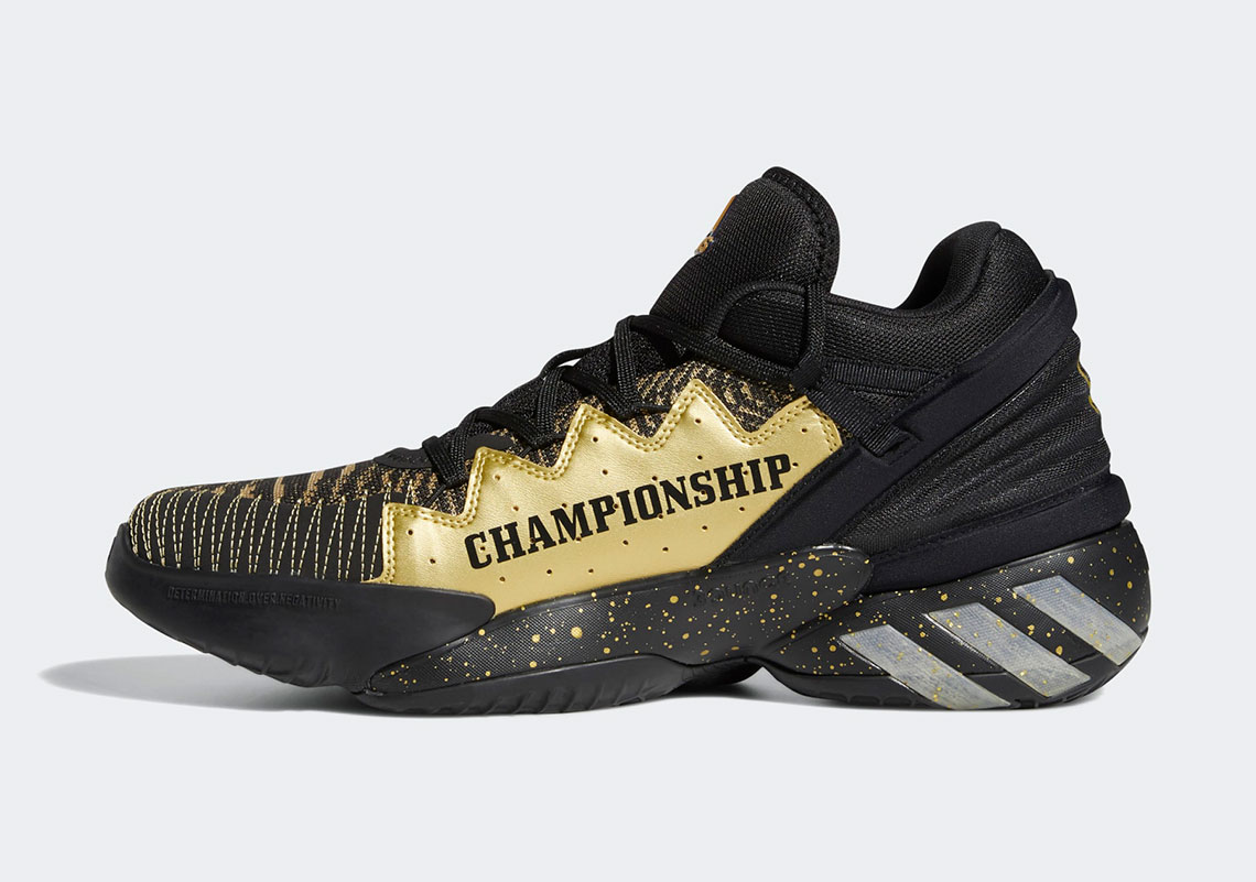 This Black/Gold adidas D.O.N. Issue 2 Has An NBA Championship In Mind