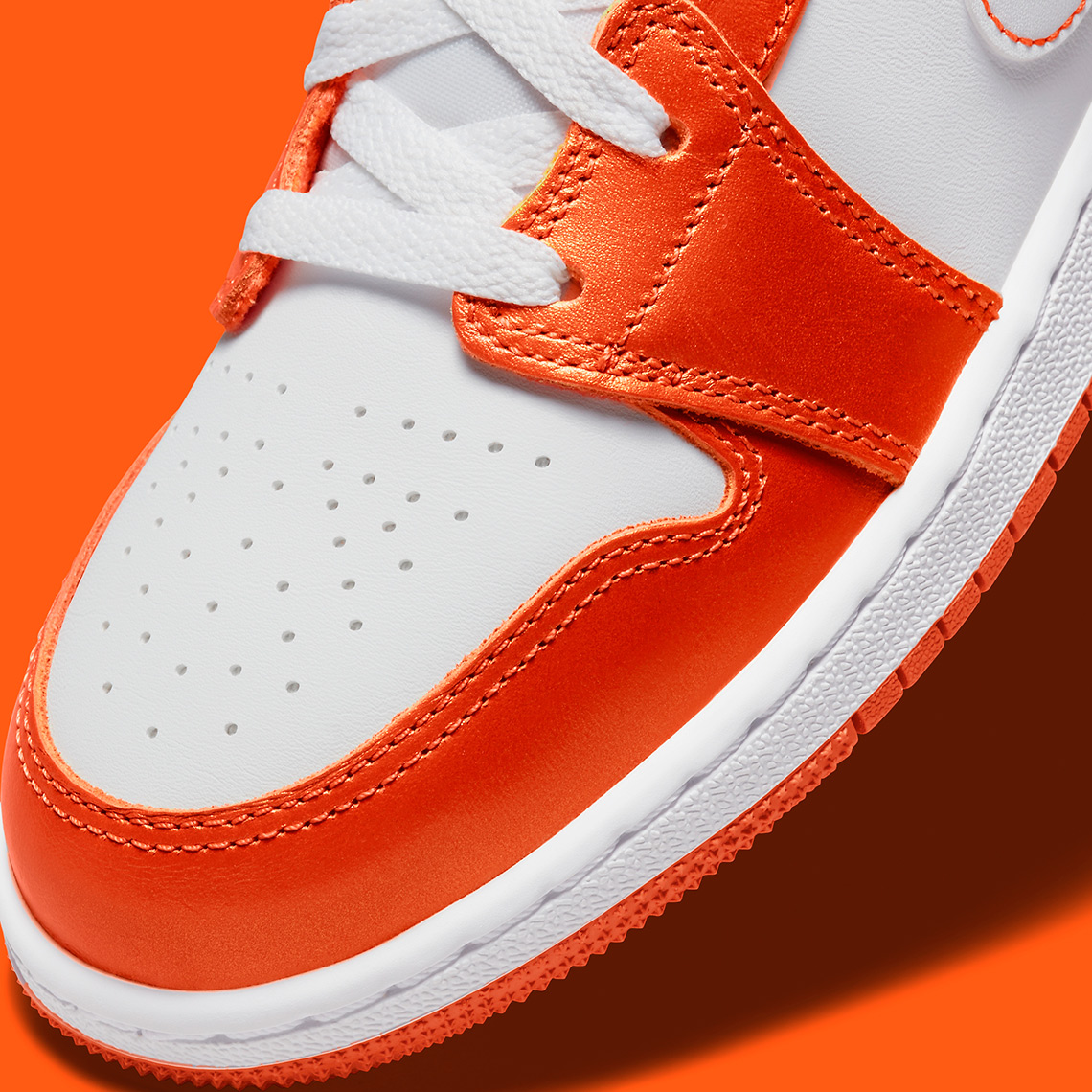 Air Jordan 1 Mid Gs Metallic Orange Dm4228 800 4