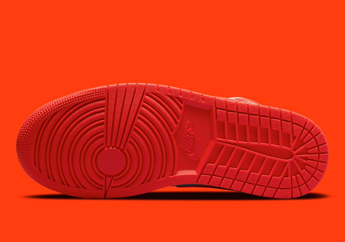 Air Jordan 1 Mid Womens Orange White Bq6472 116 3