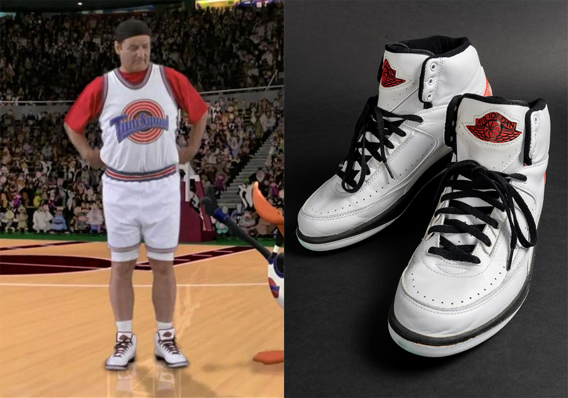 Bill Murray's "Game Worn" Air Jordan 2 Retro From Space Jam Is Up For Auction