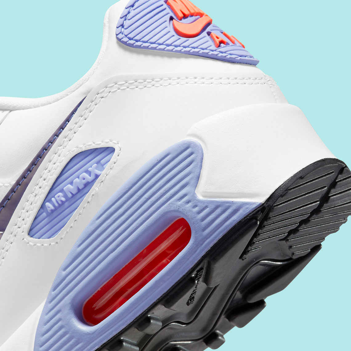 Nike Air Max 90 Gs White Dark Purple Dust Light Thistle Copa Cz4500 100 4