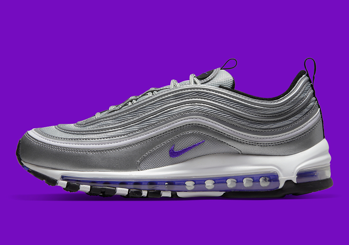 This Nike Air Max 97 Updates The Classic “Silver Bullet” Approach With Purple