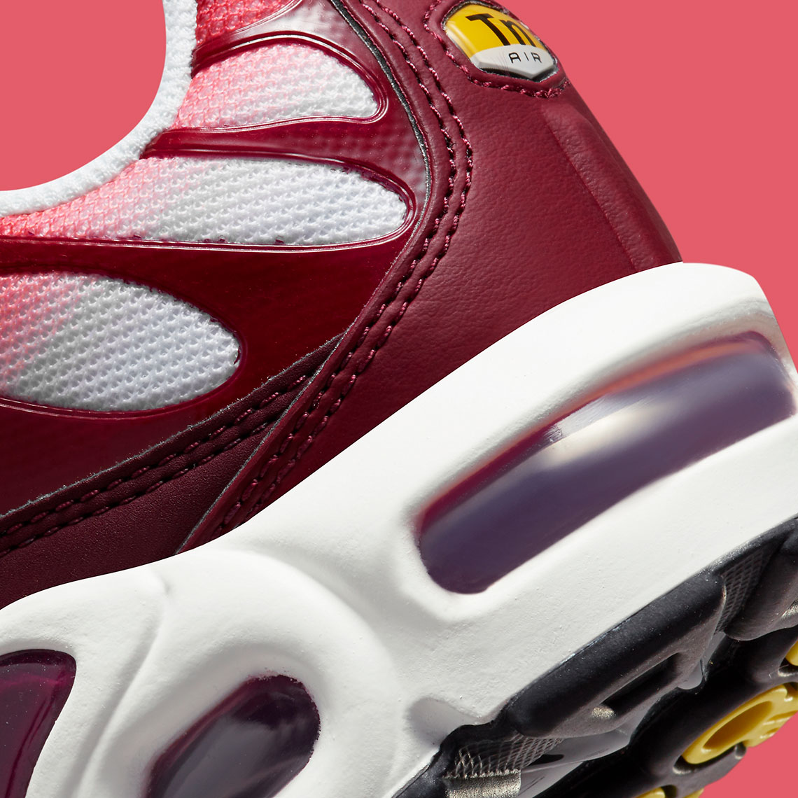 Nike Air Max Plus Gs Cherry White Burgundy Cd0609 600 4