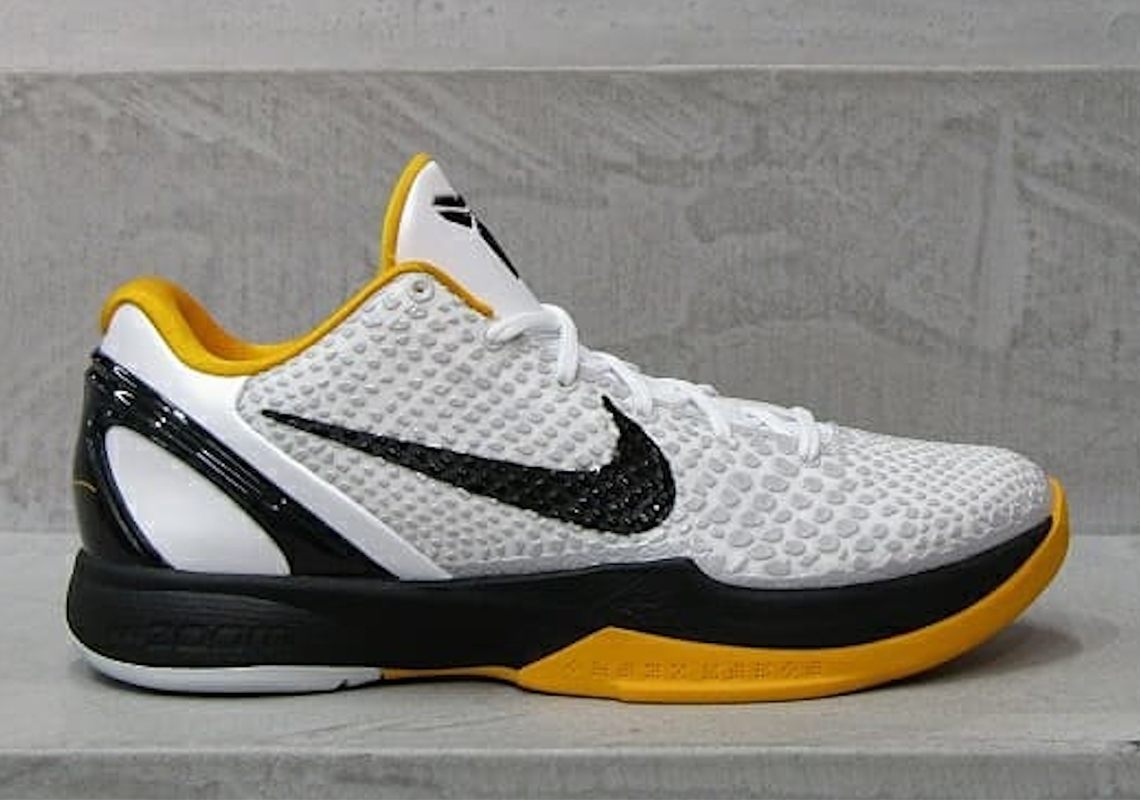 Nike Kobe 6 Protro White Black Yellow Cw2190 100 1