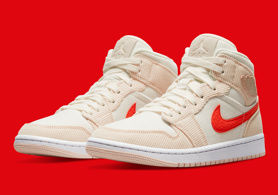 Air Jordan 1 Mid White Pink Red Da8009 108 3