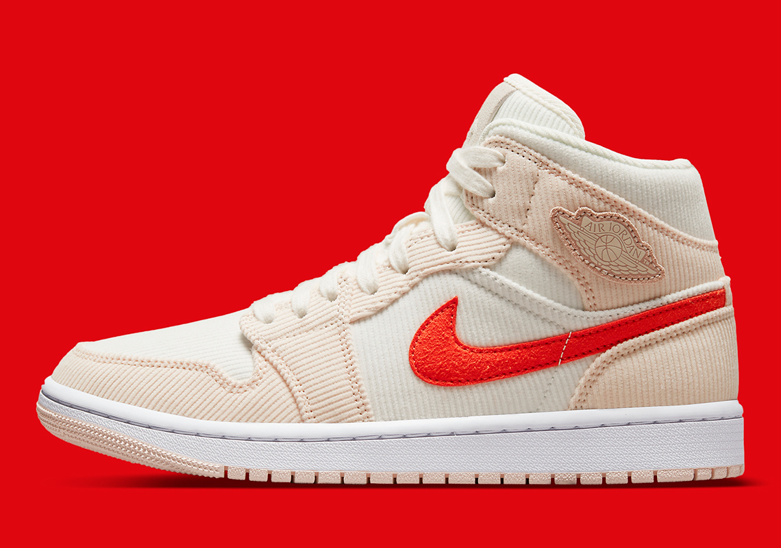 Air Jordan 1 Mid White Pink Red Da8009 108 6
