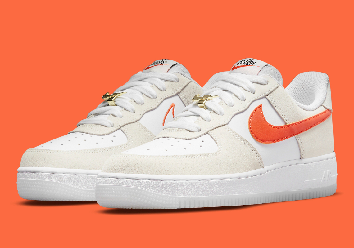 Nike Air Force 1 Low "First Use" Sees A Classic Cream And Orange Look