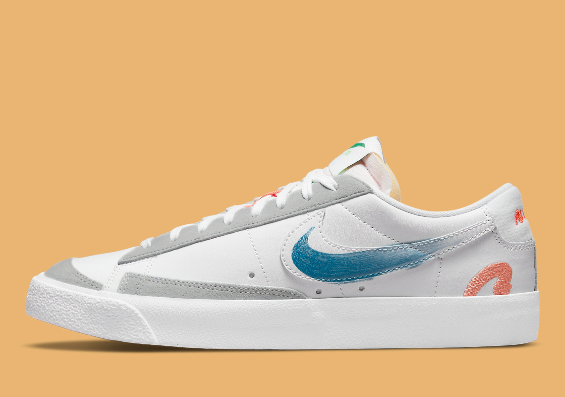 Nike Blazer Low Flyleather Dm0882 100 5 1