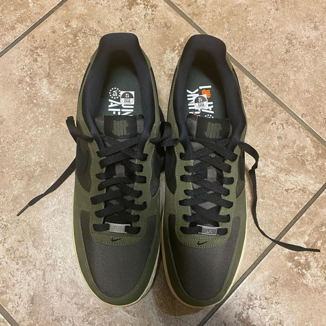Undefeated Nike Air Force 1 Low Olive 2021 2
