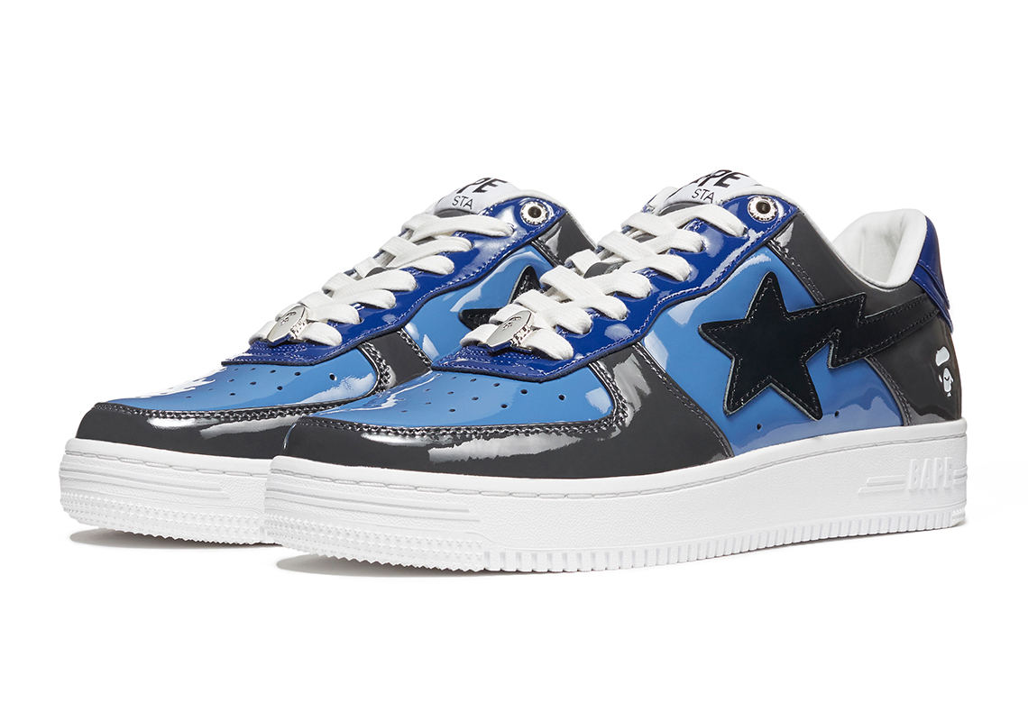 A Bathing Ape Bapesta Color Camo Blue 4