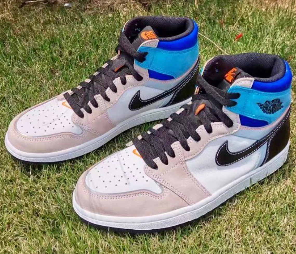 Air Jordan 1 Retro High Og Pro White Multi Color Total Orange Dc6515 100 2