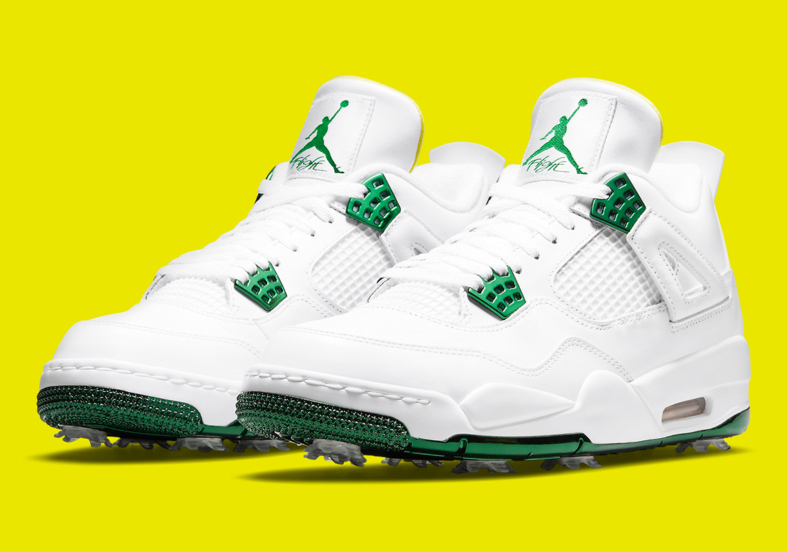The Air Jordan 4 Golf Pays Homage To The Masters Tournament With Its Latest Colorway