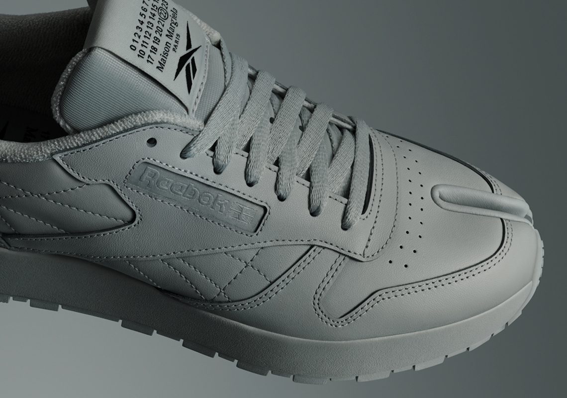 Maison Margiela Reebok Classic Leather Tabi Grey 1